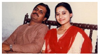 आलोक तोमर जी के साथ सुप्रिया राय (फाइल फोटो)