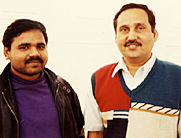 Vikas Mishra and VS Vajpayee