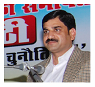 संगोष्ठी को संबोधित करते स्टार न्यूज के ब्यूरो चीफ जगविंद्र पटियाल.