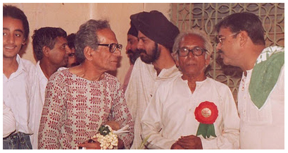 तनवीर साहब के साथ डोंगरे जी