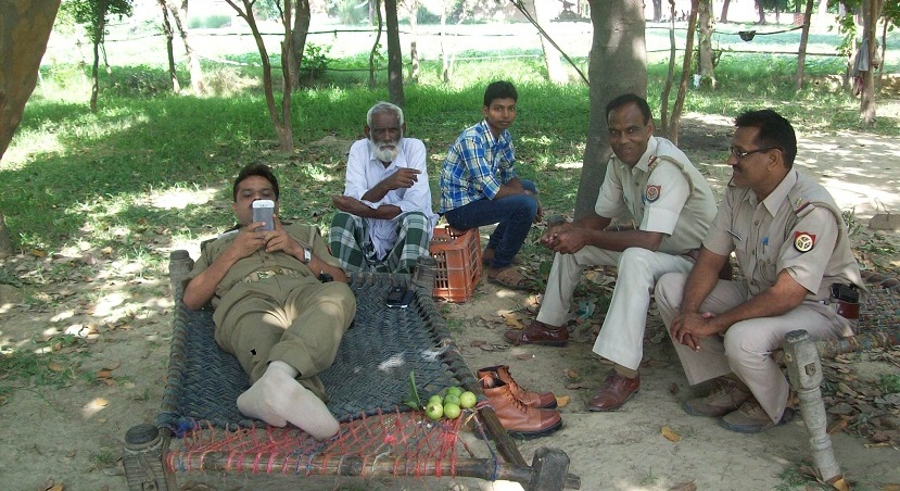 police resting