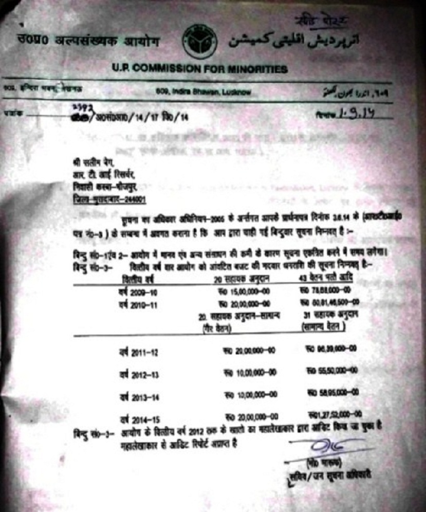 rti s beg minority commission 640x480 | No. 1 Indian Media News Portal rti s beg minority commission 640x480