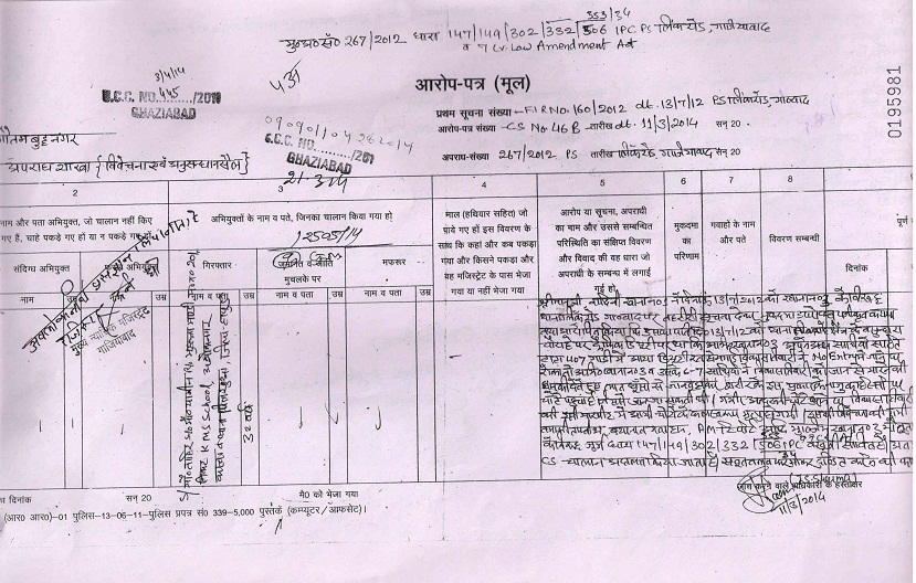 1 CHARGE SHEET | No. 1 Indian Media News Portal 1 CHARGE SHEET