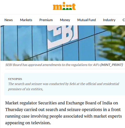 sebi_raid11 | No. 1 Indian Media News Portal