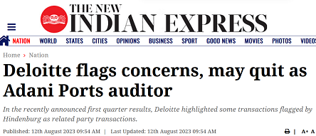 adani_ports | No. 1 Indian Media News Portal