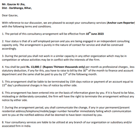 Offer_letter_live24 | No. 1 Indian Media News Portal