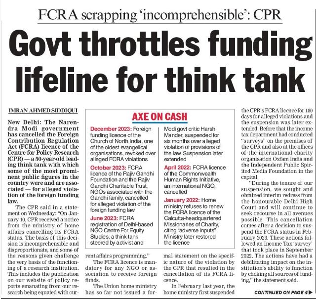 CPR | No. 1 Indian Media News Portal
