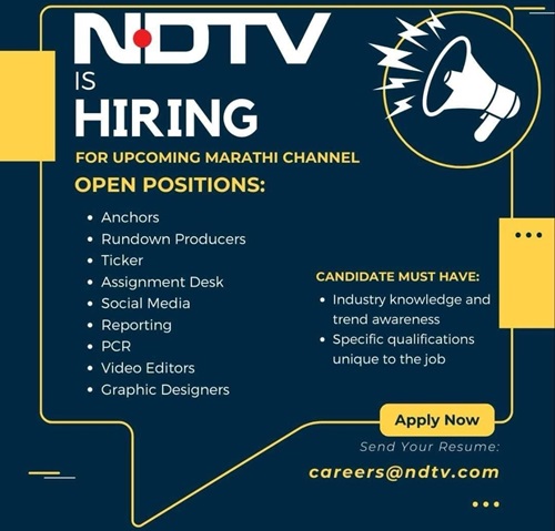 job-ndtv | No. 1 Indian Media News Portal