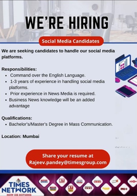 times-jobs | No. 1 Indian Media News Portal