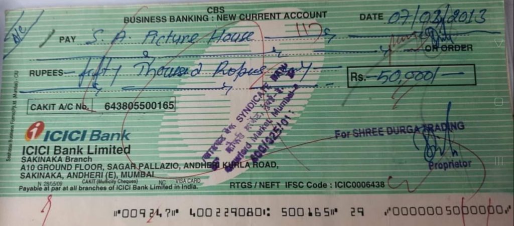 cheque | No. 1 Indian Media News Portal