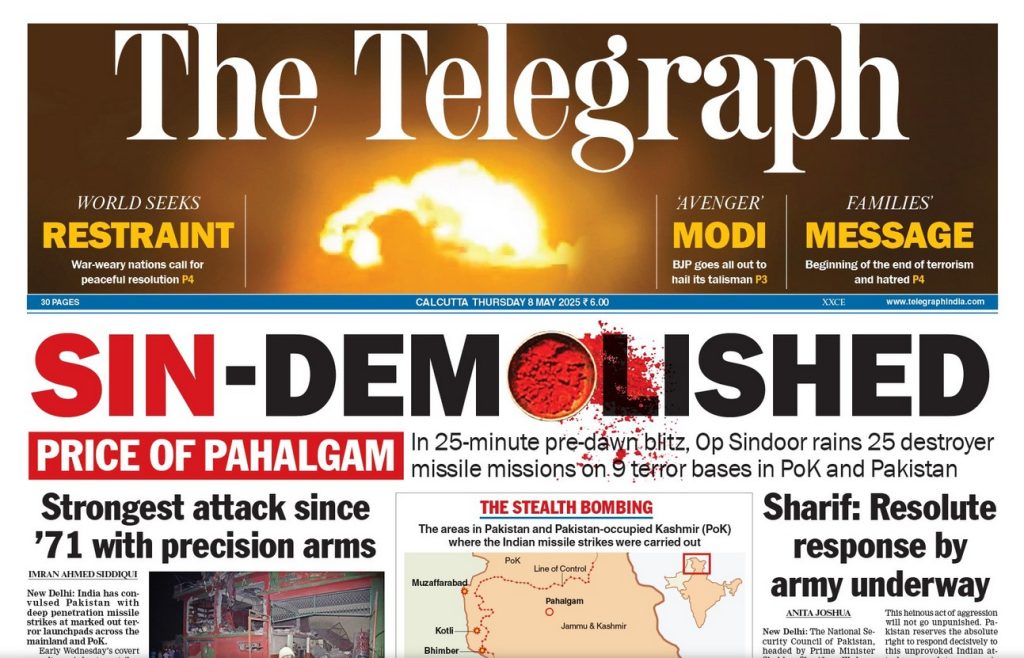 The Telegraph 2025-05-08 | No. 1 Indian Media News Portal
