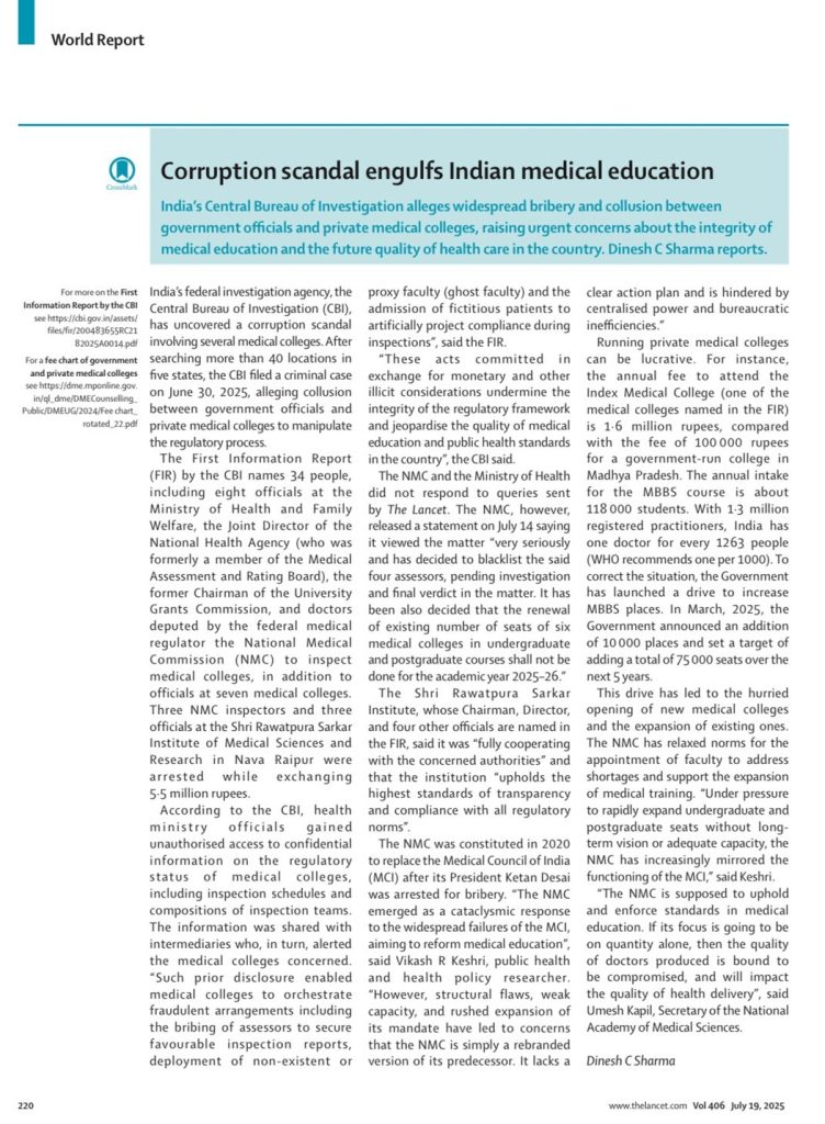 medical corruption | No. 1 Indian Media News Portal