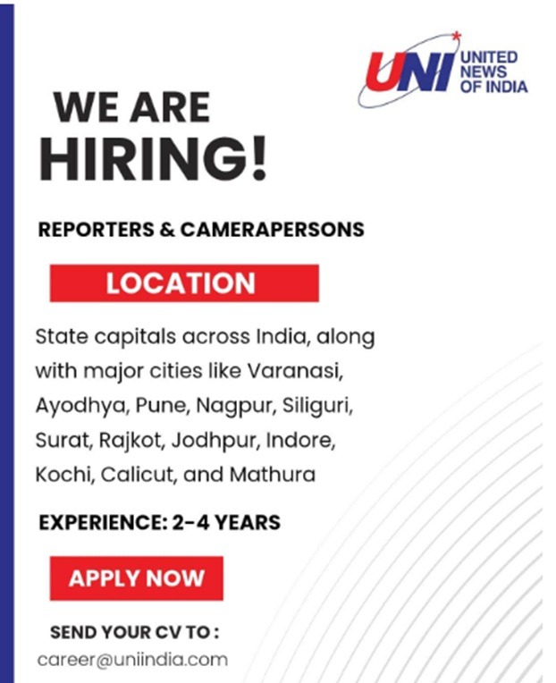 uni vacancy | No. 1 Indian Media News Portal