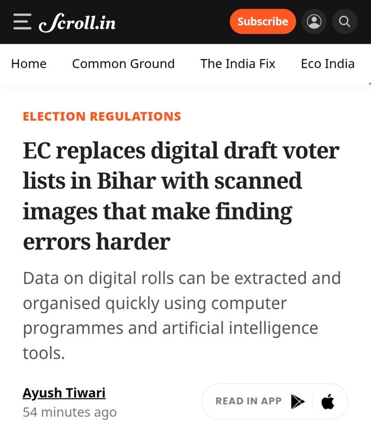 vote chori-1 | No. 1 Indian Media News Portal
