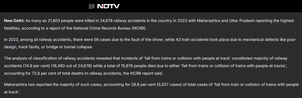 ndtv- railway | No. 1 Indian Media News Portal
