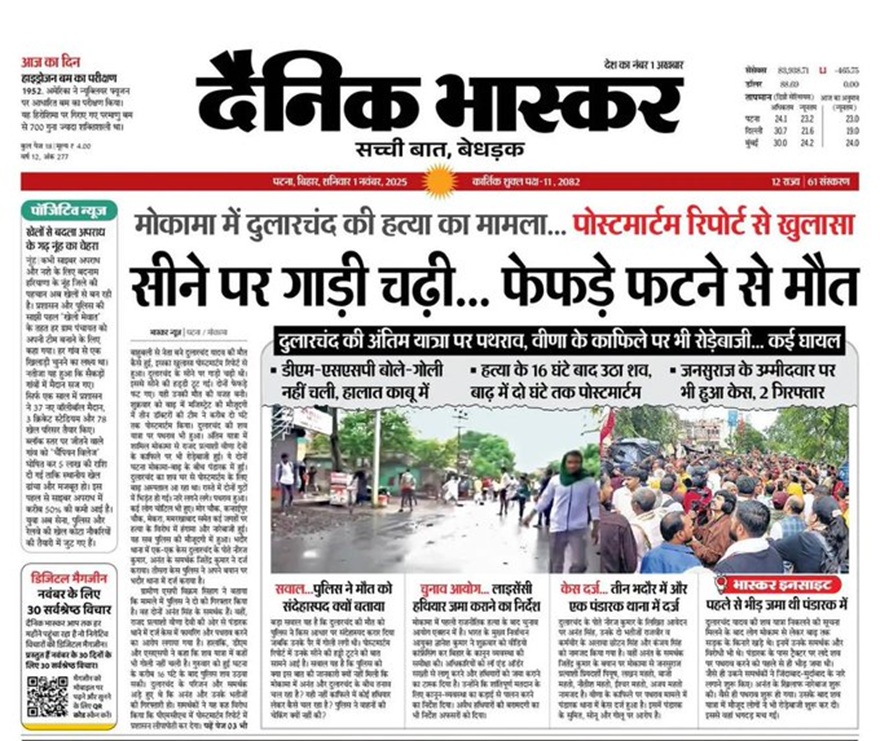 bhaskar mokama | No. 1 Indian Media News Portal