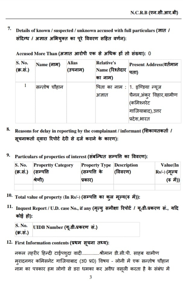 santosh loni fir-2 | No. 1 Indian Media News Portal