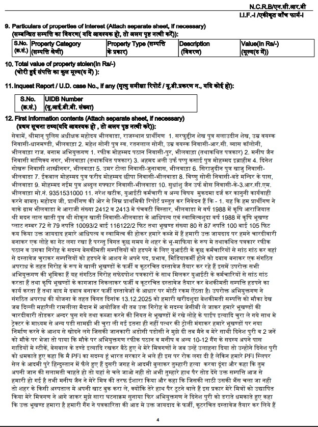 bhilwara fir-2 | No. 1 Indian Media News Portal