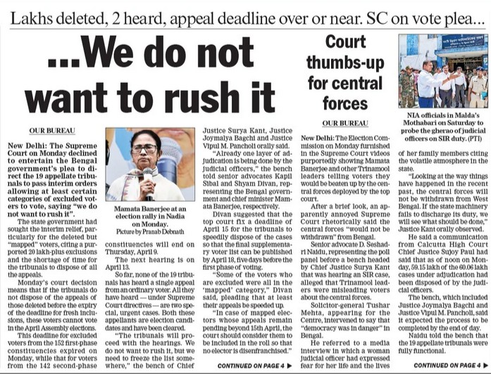 Telegraph | No. 1 Indian Media News Portal