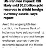 News article stating RBI may have sold $12B in gold reserves to shield foreign currency assets amid US–Iran conflict (TOI).