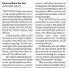 New Delhi Express News Service article clipping with headline: Remove offensive posts against PM: Police to social media platforms; dated July 26 (two-column text).
