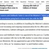 Blue highlighted quote stating Siddharth Yadav is one of the minister’s oldest and closest aides, tied to the RSS.