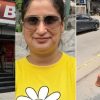 Collage of three scenes: a storefront, a woman in a yellow shirt with sunglasses, and a taped-off street with police nearby.