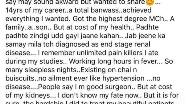 Post from Priti Kashyap (17 Aug 2020) about her 14-year medical career, sacrifices, and advice to aspiring doctors.