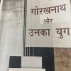 Hindi-language book cover with bold Devanagari title and a smaller subtitle; abstract grayscale background with vertical lines and geometric blocks.