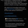 CPJ Asia tweet: Vivek Gupta, a video journalist with No Noise Stories, detained by Delhi Police while covering protests; CPJ calls for immediate release and press freedom, includes #PressFreedom and link to No Noise Stories.