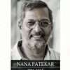 Black-and-white portrait of Nana' Patek ar looking at the camera, with a memorial banner reading 'NANA' PATEKAR 1951–2026' at the bottom