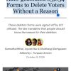 Governance article banner: 'In UP SIR, ECI Software Auto-generated 85,854 Forms to Delete Voters Without a Reason' with three author photos below.